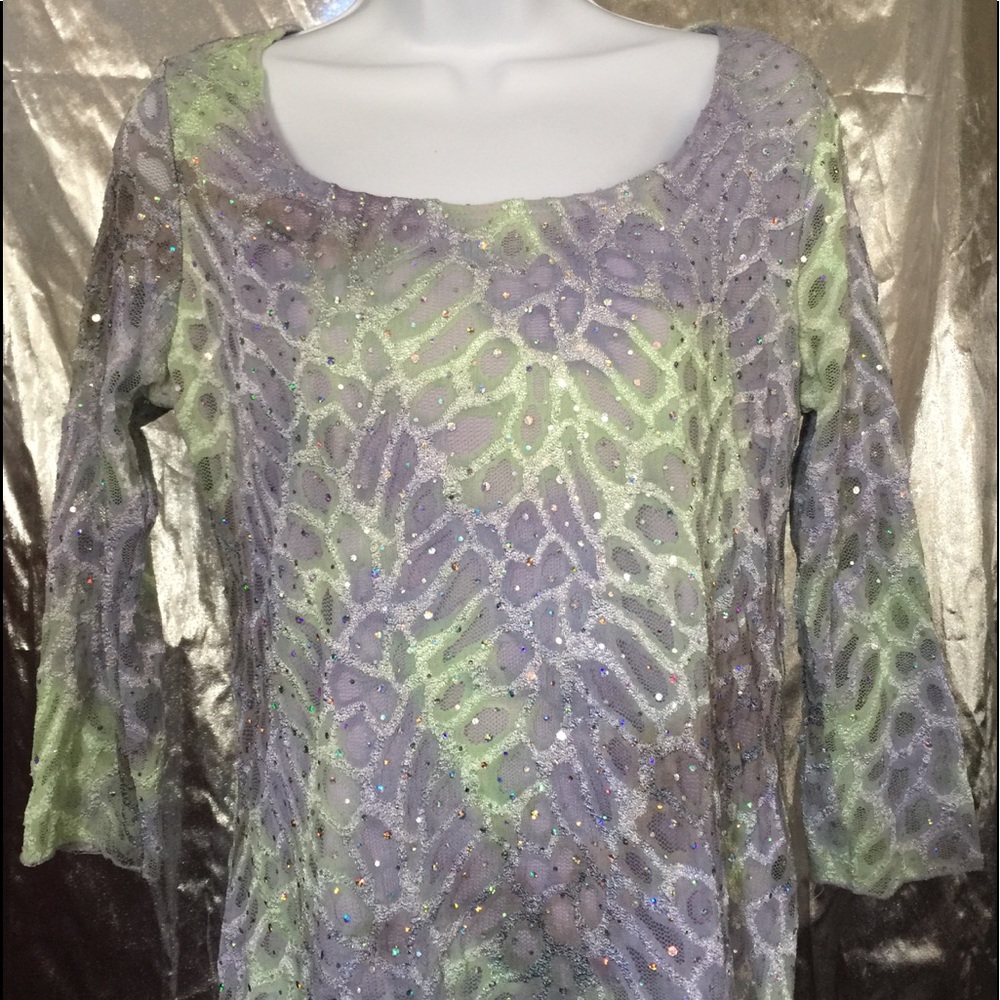 DRESS BARN blouse Size L Holiday must have!